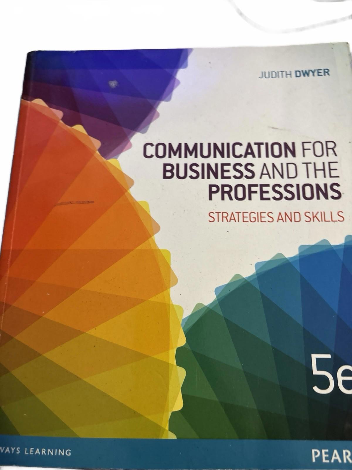 Professional and Business Communication: Personal Strategies 4th Edition - Come Sell Nearly Anything