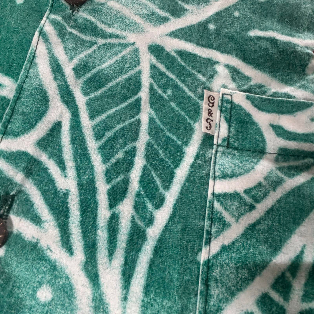 G&T Schuster Designs Mens Samoa Shirt Size L Summer Vintage Tropical