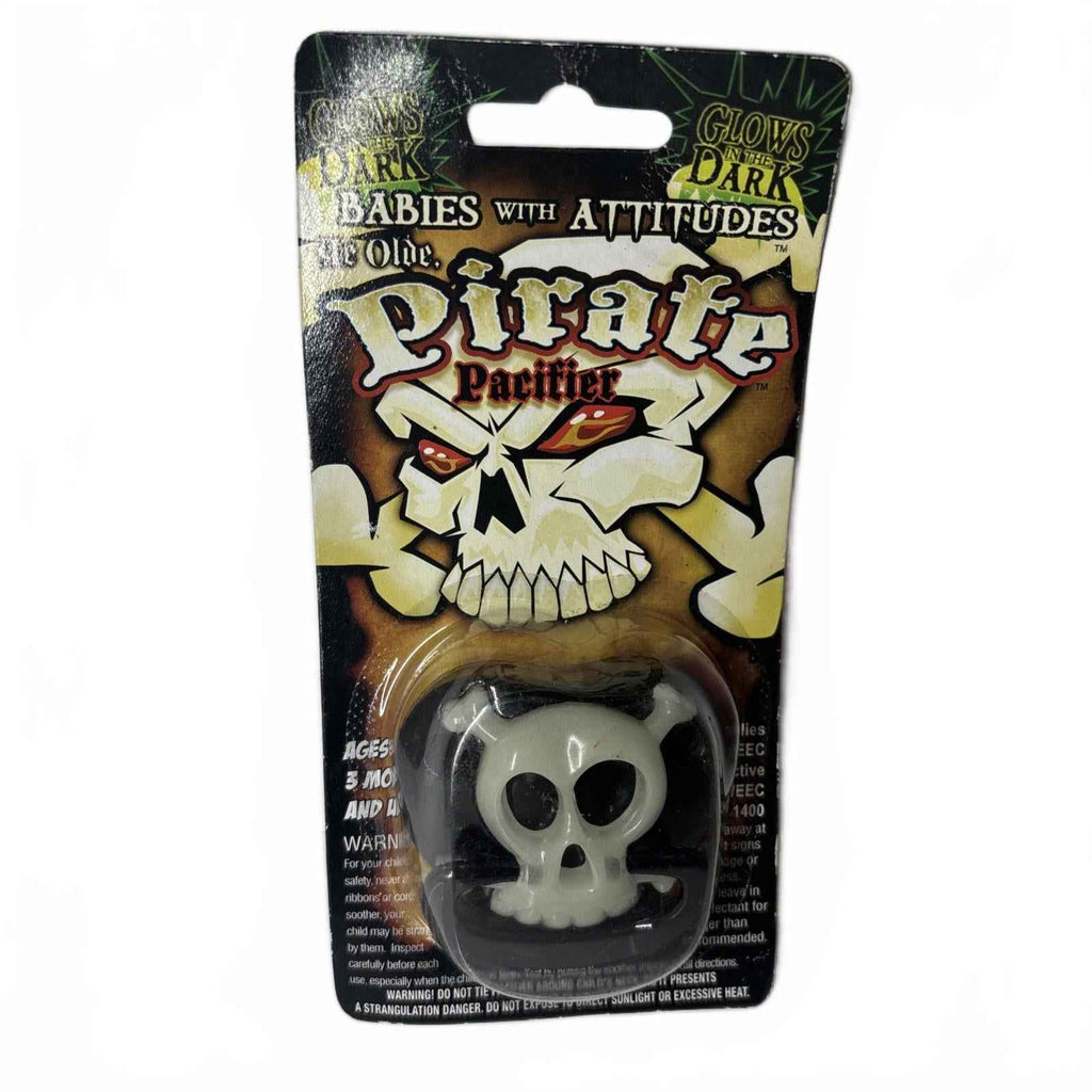 Skull Pacifier Halloween Pirate Baby Punk Glow in Dark Boy Girl New