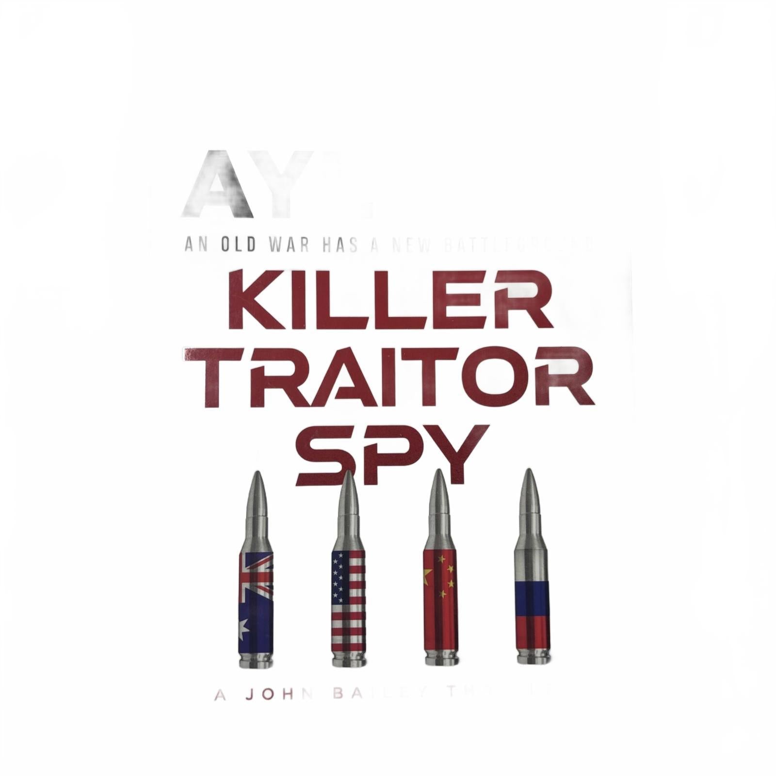 Killer Traitor Spy by Tim Ayliffe - Thriller Crime - Large Paperback Book - Come Sell Nearly Anything