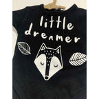 Aster & Oak Singlet Baby Bodysuit / One Piece Black - size 000 0-3 months