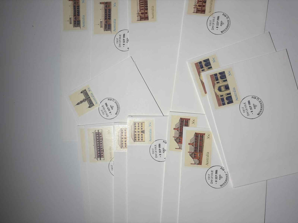 Australia 1986 First Day Cover Stamps Collection