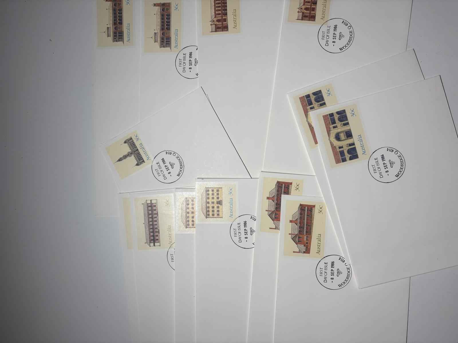 Australia 1986 First Day Cover Stamps Collection