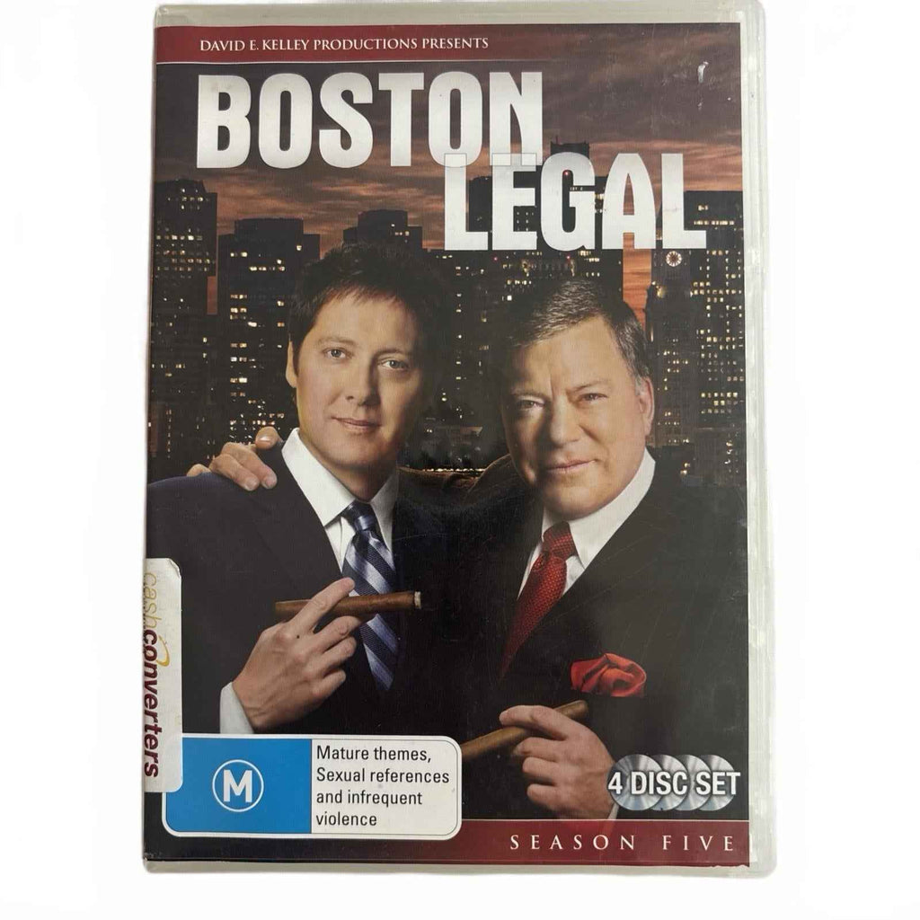 Boston Legal :l- Season 5 (DVD, 2007) Like New - Free Ship - #66