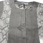 Noni B Medium Women's Snake Print Panel Jacket  #SnakePrint - Come Sell Nearly Anything