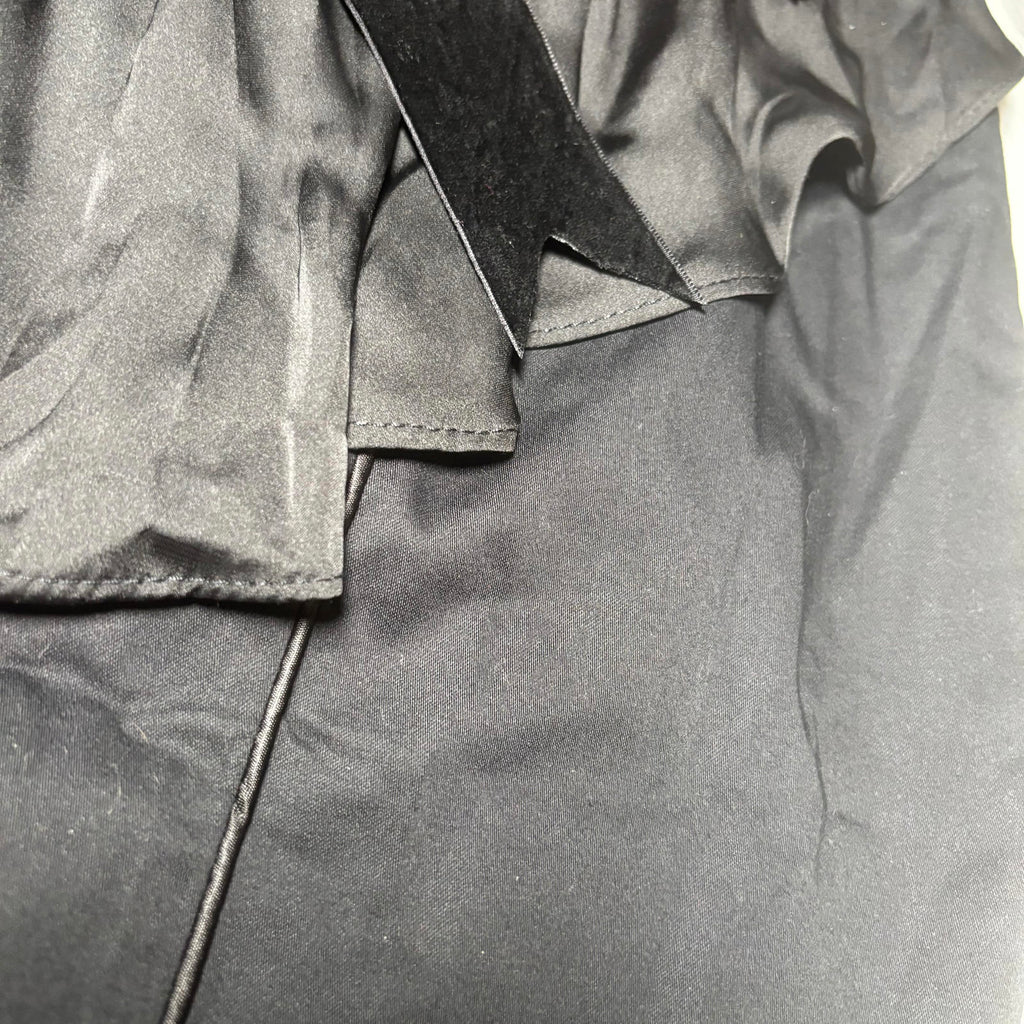 Kitten D'Amour Women's Black Skirt Size 16 Elegant Ruffle Detail - Come Sell Nearly Anything