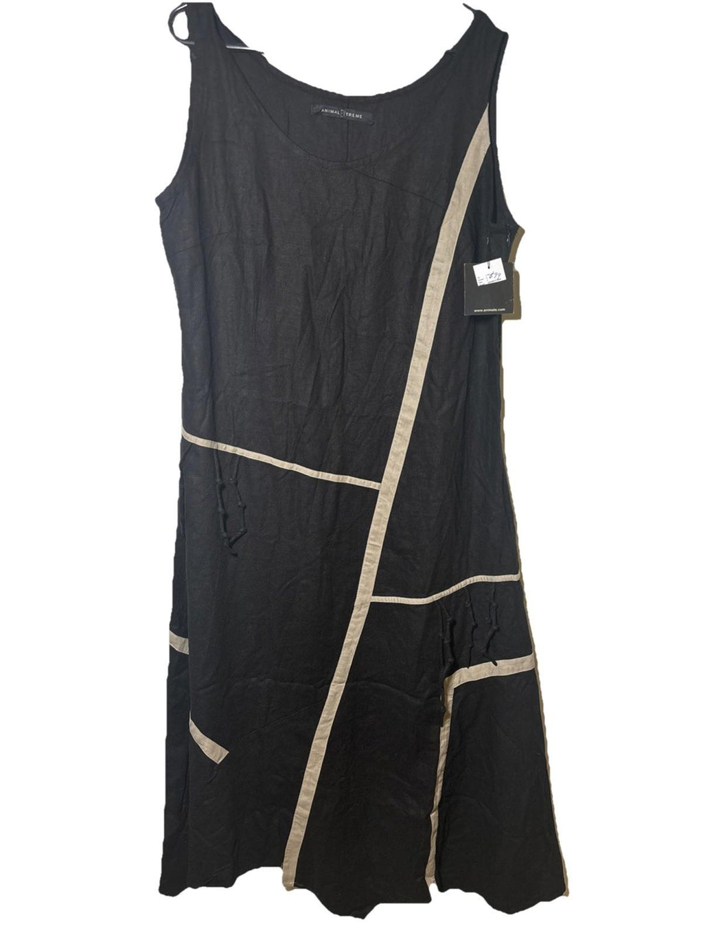 Animal Extreme Dress Size S US2 Linen Blend Sleeveless  Midi - Come Sell Nearly Anything