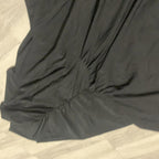 Into Fashion Black Top Shirt Blouse Black Stocked Waist Size S - Come Sell Nearly Anything