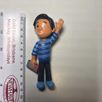 Blue's Clues Josh Figure Holding Notebook & Waving 4” 2019 Viacom
