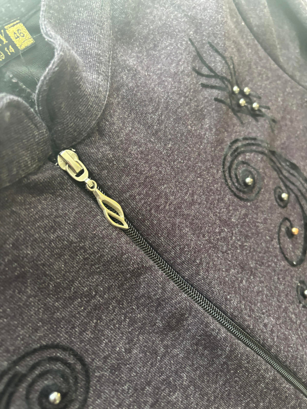 Altuky Women's Long Embroidered Outerwear Coat Size 46 - Come Sell Nearly Anything