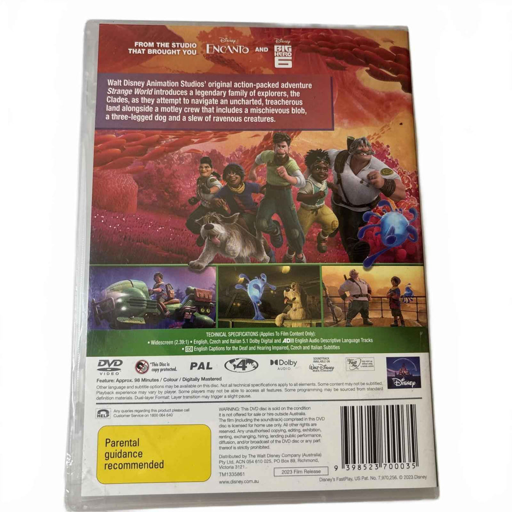 STRANGE WORLD DVD  NEW+SEALED | Journey to a place where nothing is as it appear