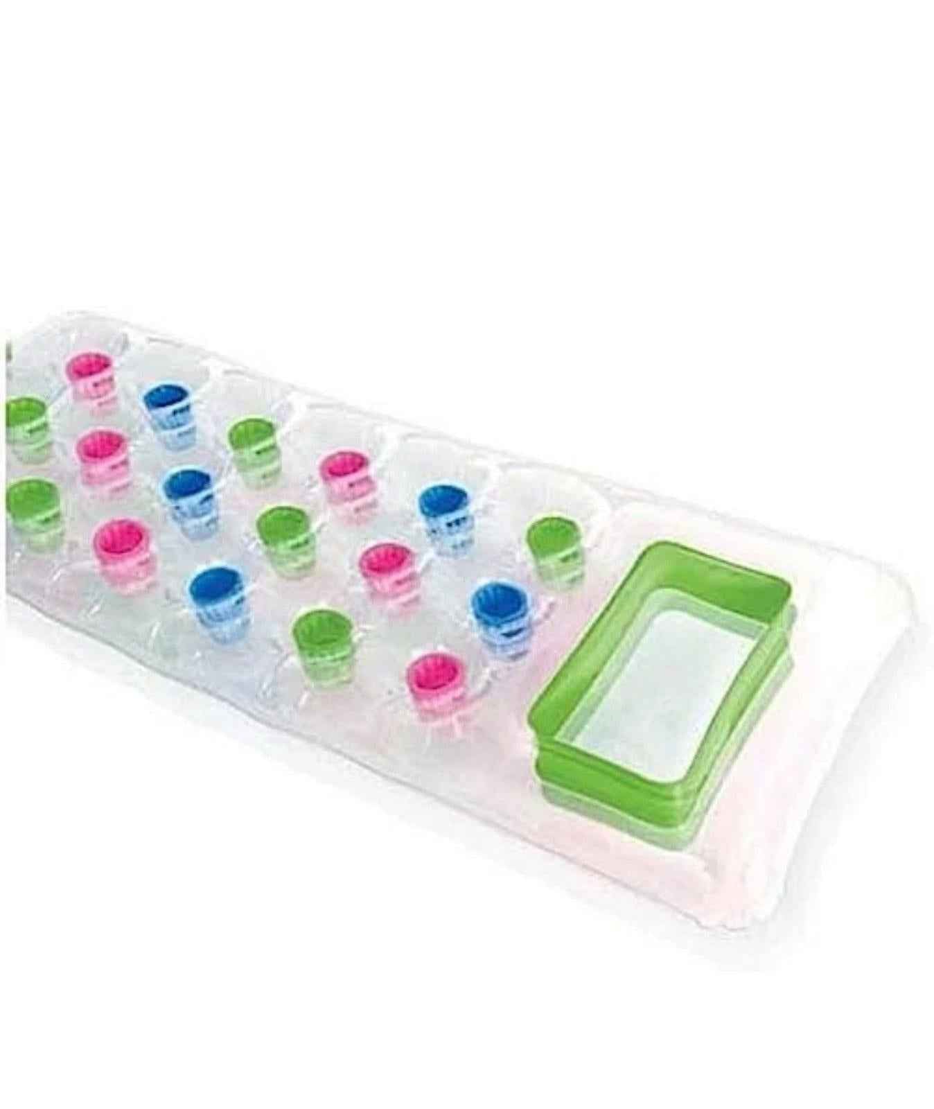 INTEX Transparent Float Bed Mat With Pillow VTG 188cm