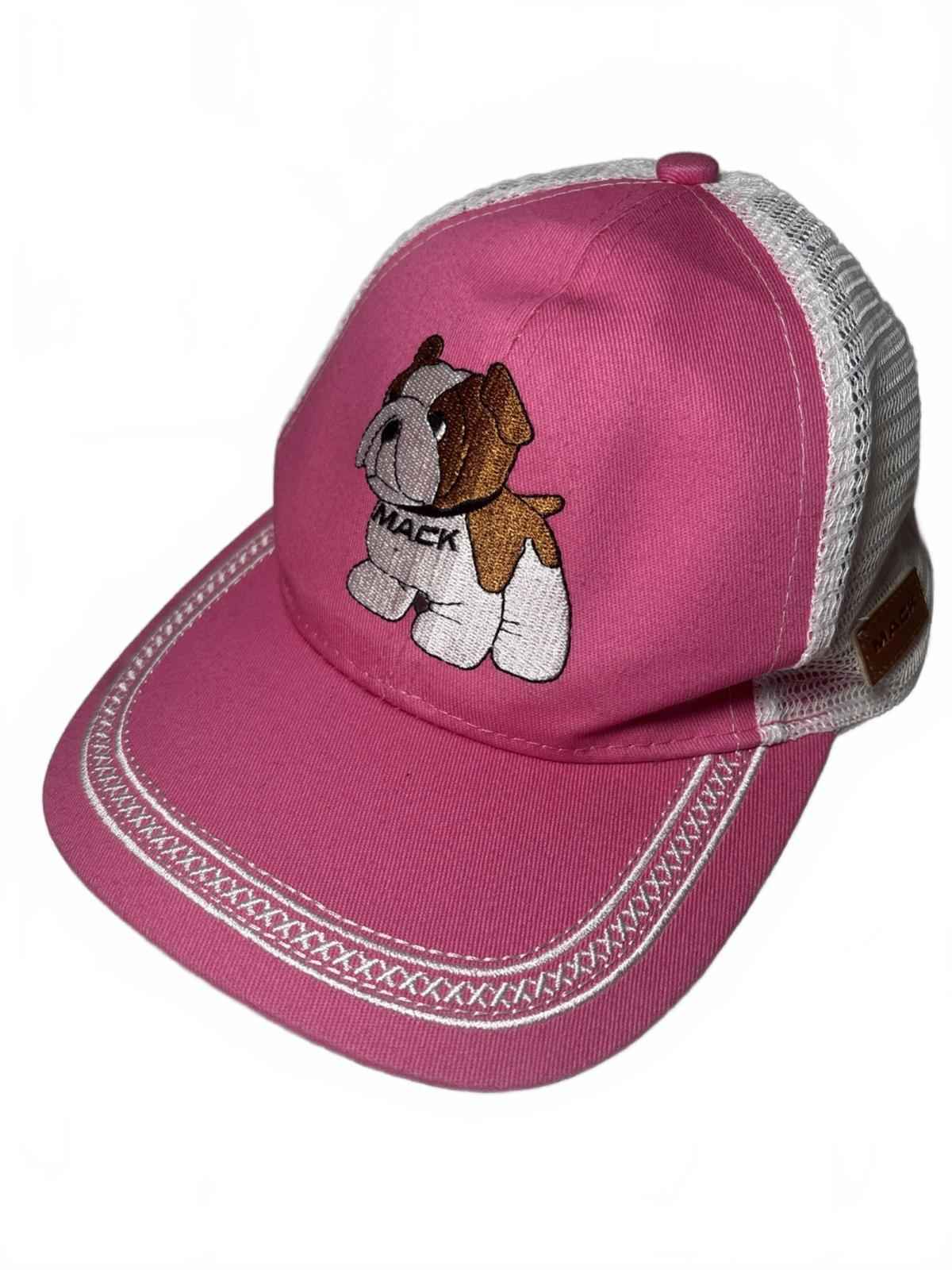 Mack Trucks Ladies Charcoal Grey & Pink Mesh Back Cap Womens Hat