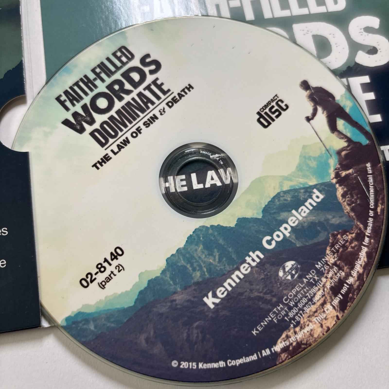 Faith-Filled Words Dominate The Law of Sin & Death CD by Kenneth Copeland NEW