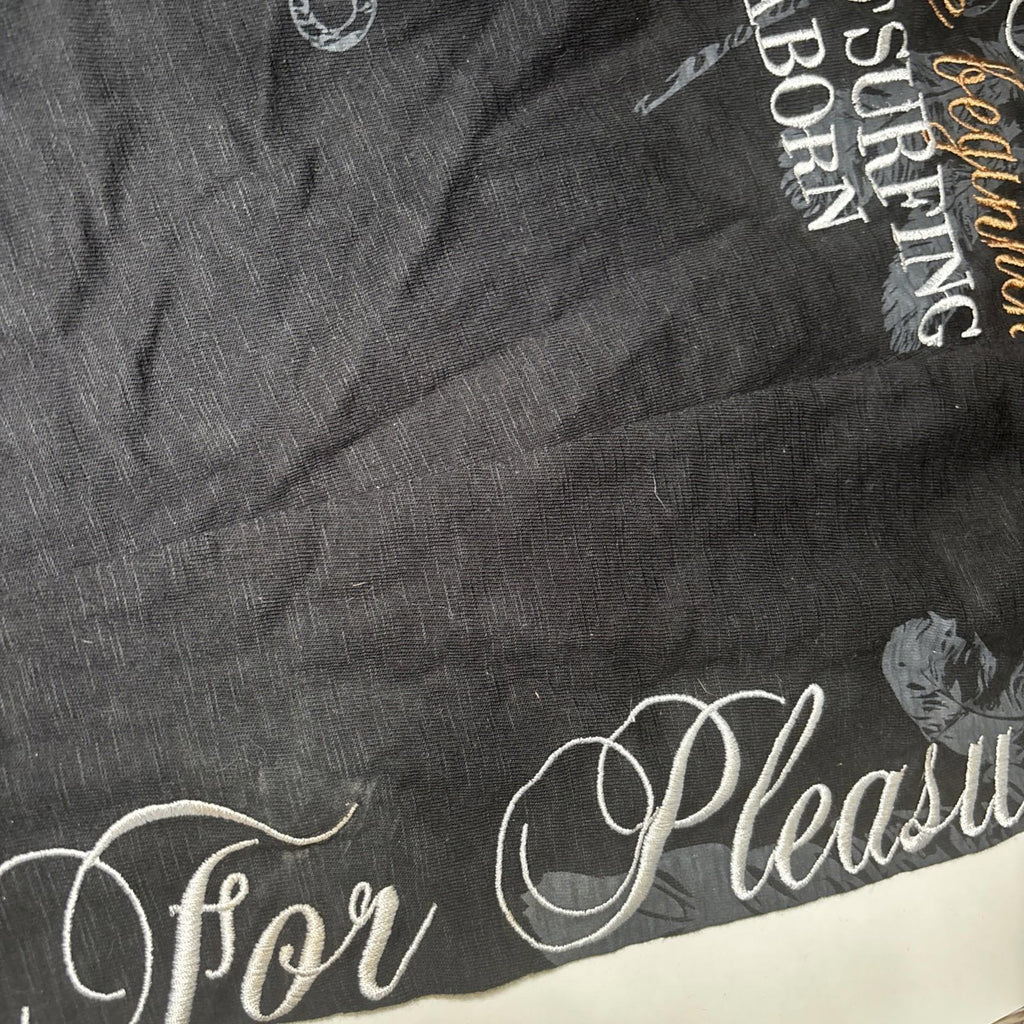 Gotcha Surf  Shirt Black Long Sleeve Embroidered Surf Print California - Come Sell Nearly Anything