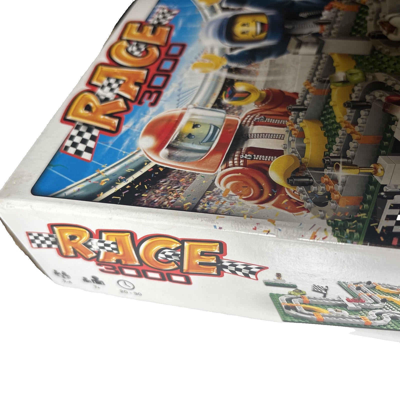 Lego Race 3000 Board Game 3839 Racing Track Complete w/Box & Manuals (Used).