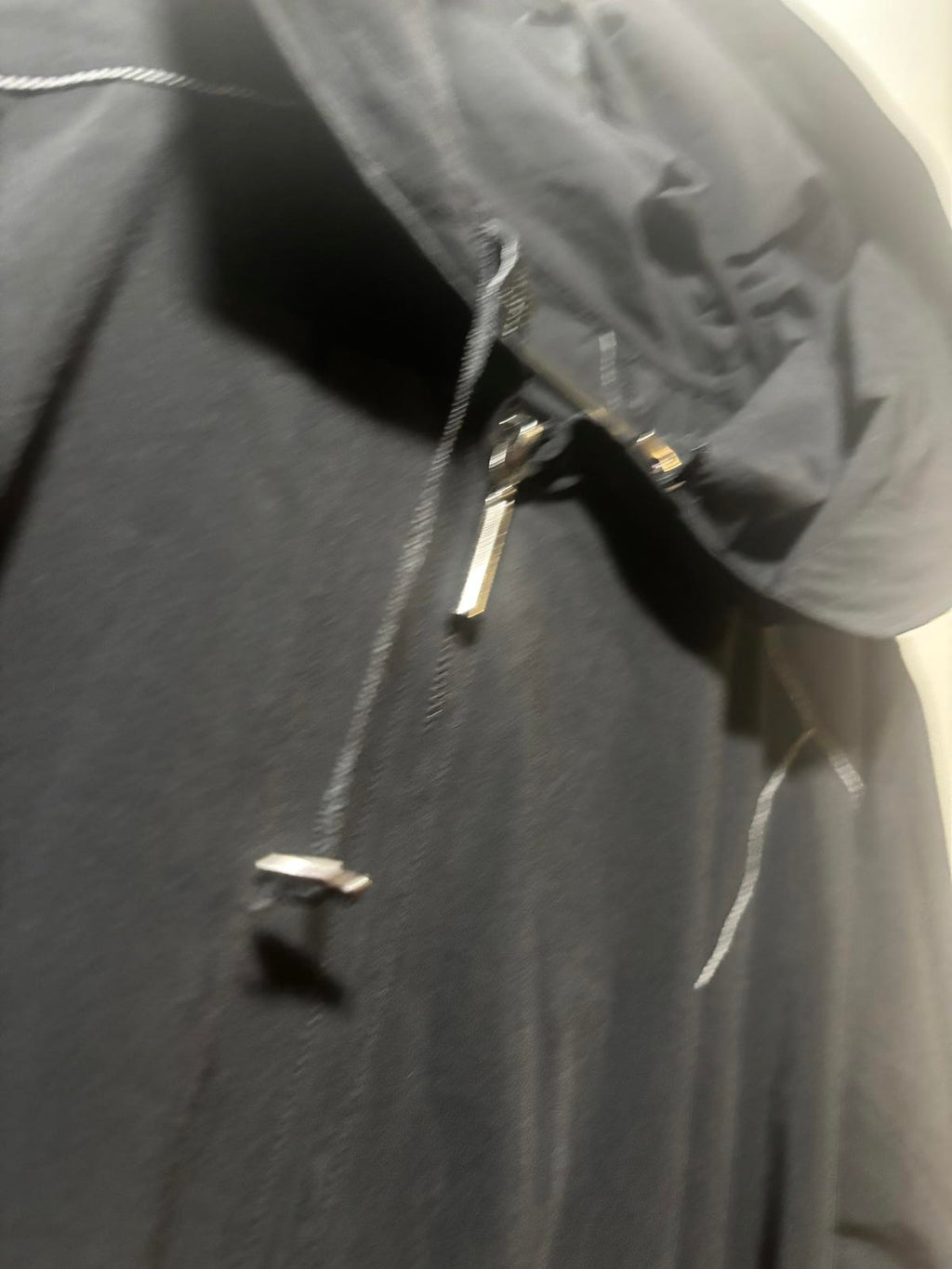 Black Long Hooded Women's Outerwear Coat Size 14 - Come Sell Nearly Anything