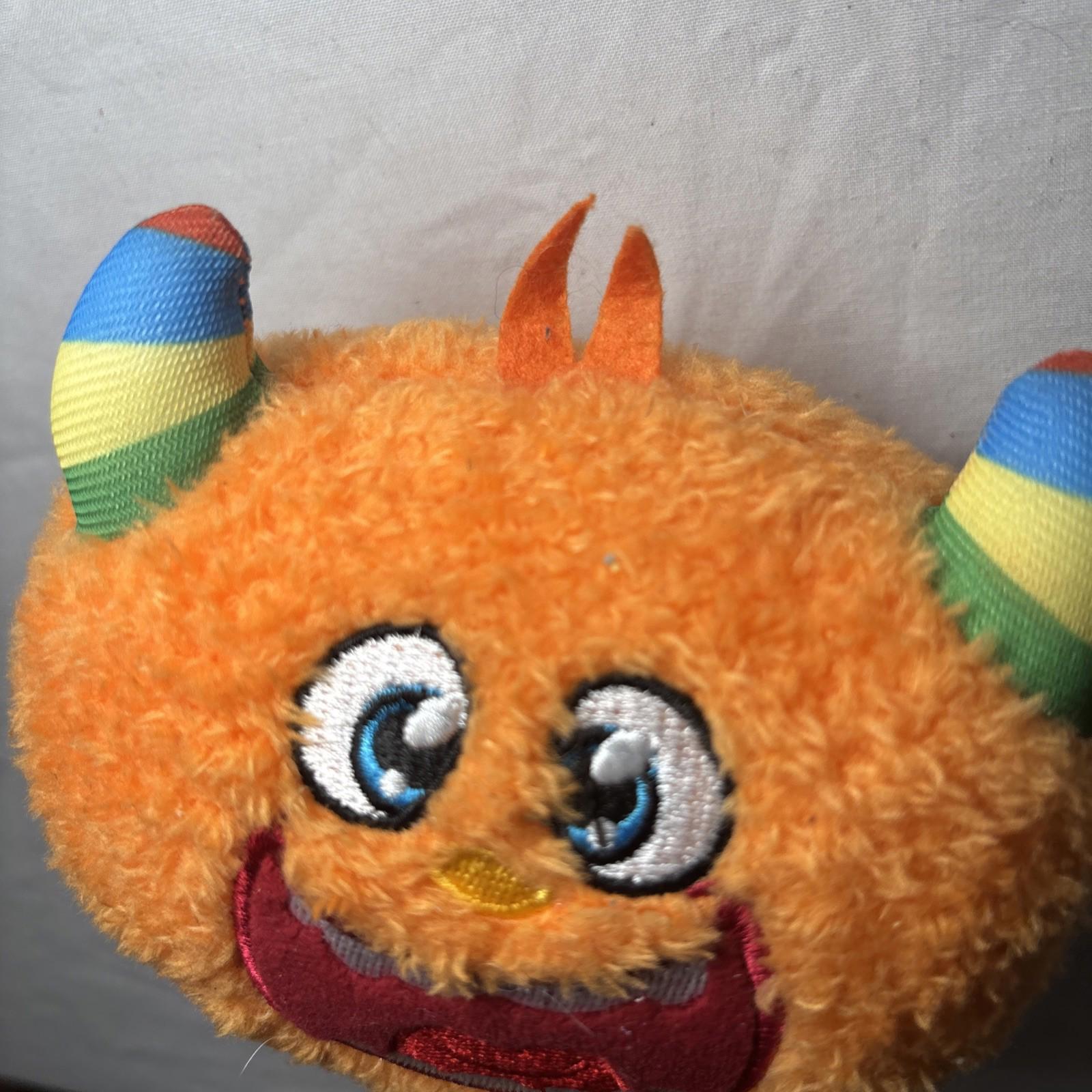 Australian Fundraising Orange Monty the Monster 4" Soft Toy Preloved