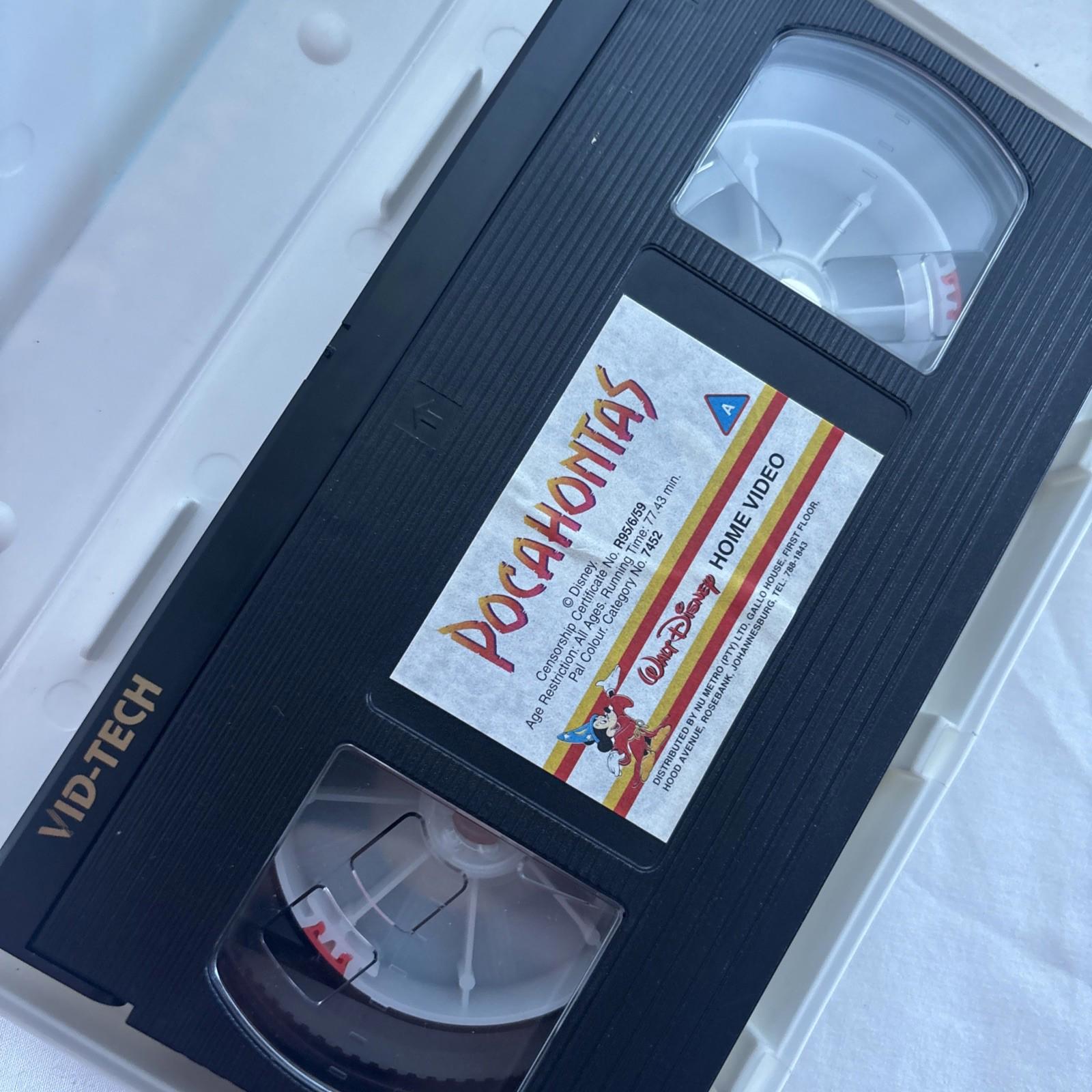 Walt Disney - Pocahontas & Pocahontas 2 Journey To A New World On VHS Video Tape - Come Sell Nearly Anything
