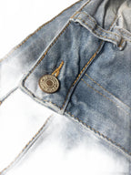 Women's Straight Jeans Size L Blue Denim #WomensJeans #StraightLeg #Denim - Come Sell Nearly Anything