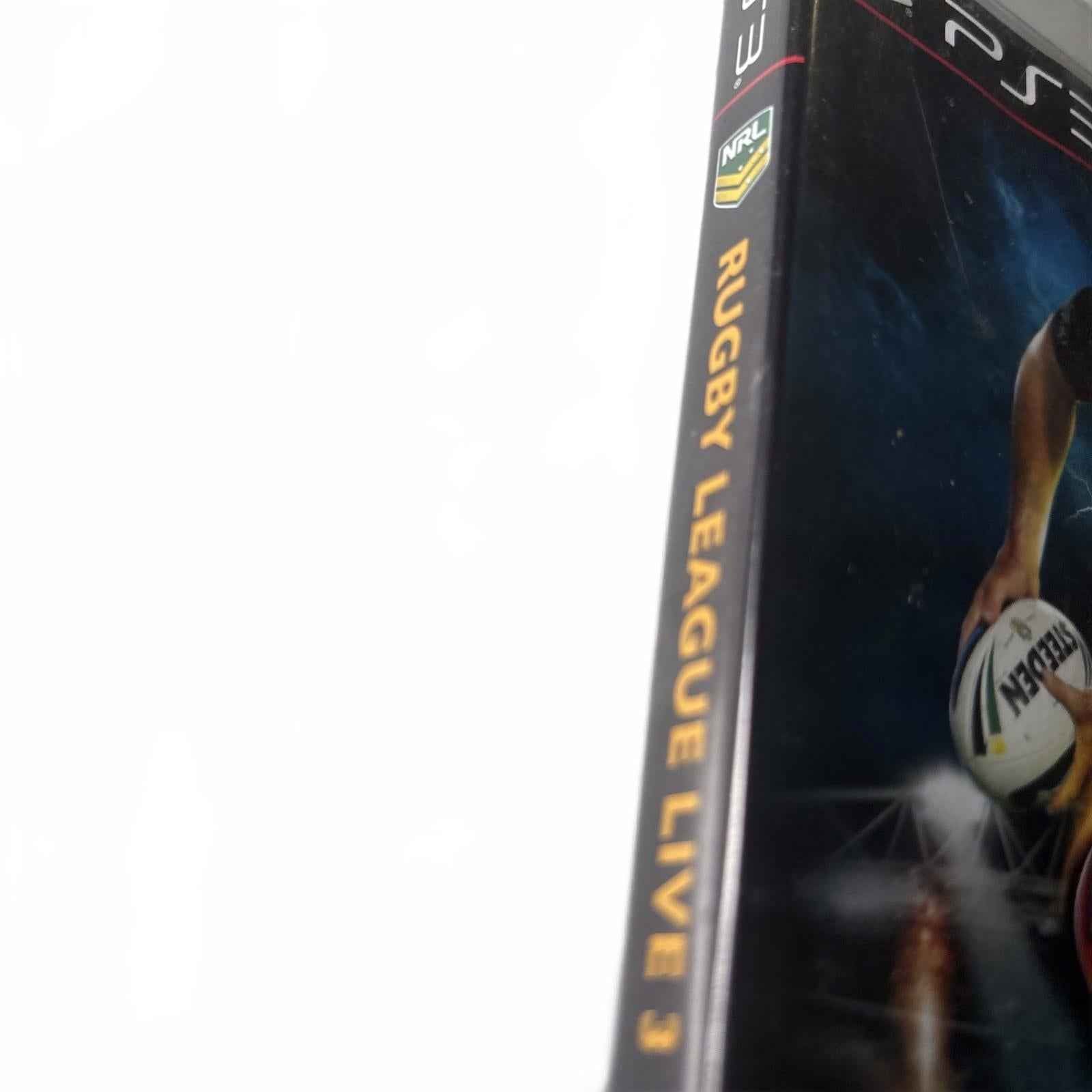 Rugby League Live 3 PS3 Game - VGC - Complete W/Manual - 2015 PAL Sony