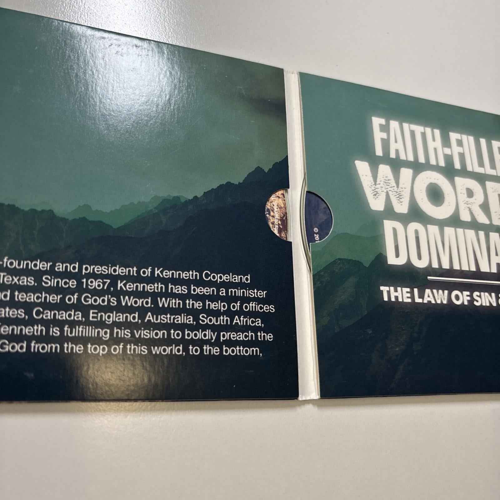 Faith-Filled Words Dominate The Law of Sin & Death CD by Kenneth Copeland NEW