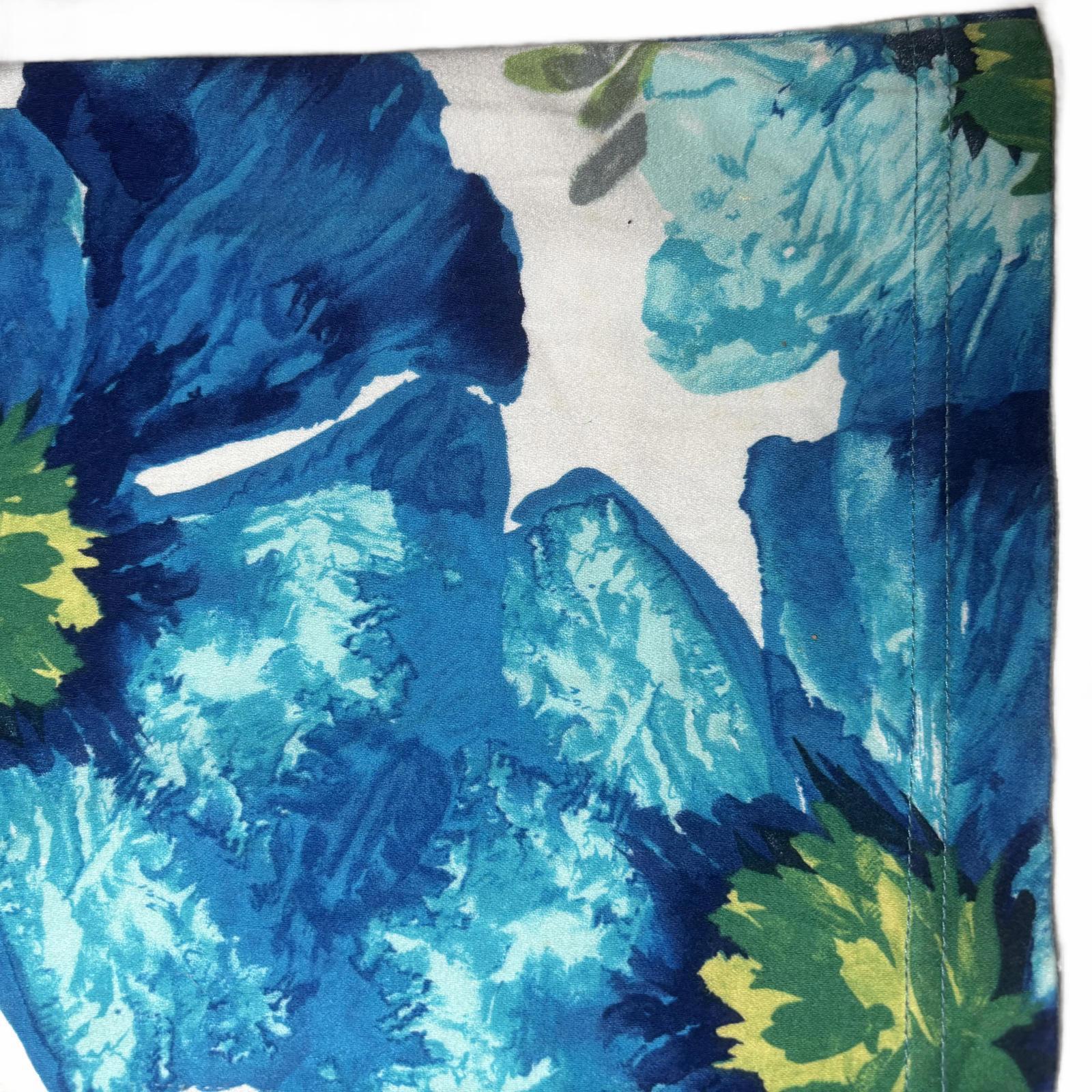 Chico Loco Women's Floral Skirt Size 14 Blue White Green #WomensSkirt #FloralSkq - Come Sell Nearly Anything