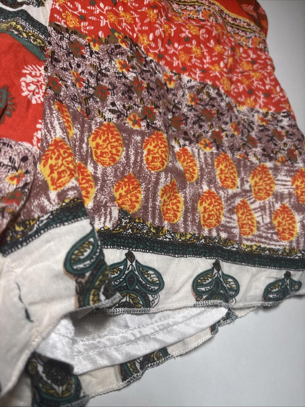 ANAP Japanese Silk Lined Stappy Bodysuit Romper Flower Design - Come Sell Nearly Anything