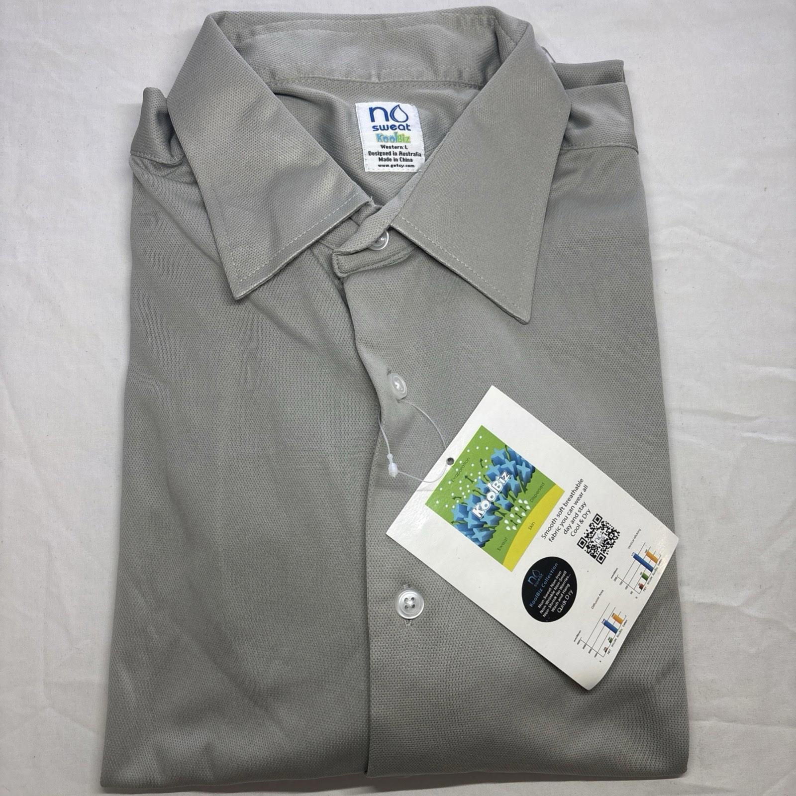 Genuine No Sweat Resistant Shirt Exercise Gym Work & Stay Dry L - Come Sell Nearly Anything