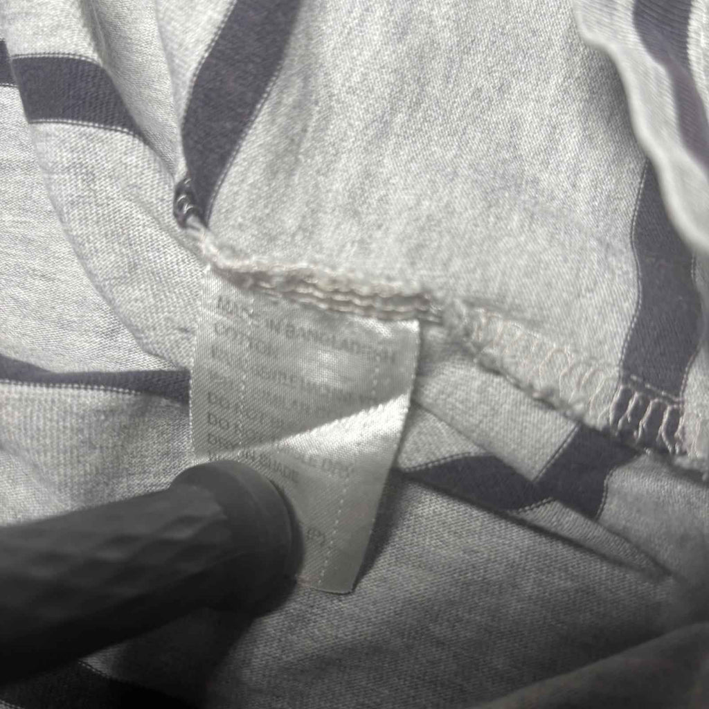 Botany Bay Traders XXL Grey Striped Long Sleeve Polo Shirt