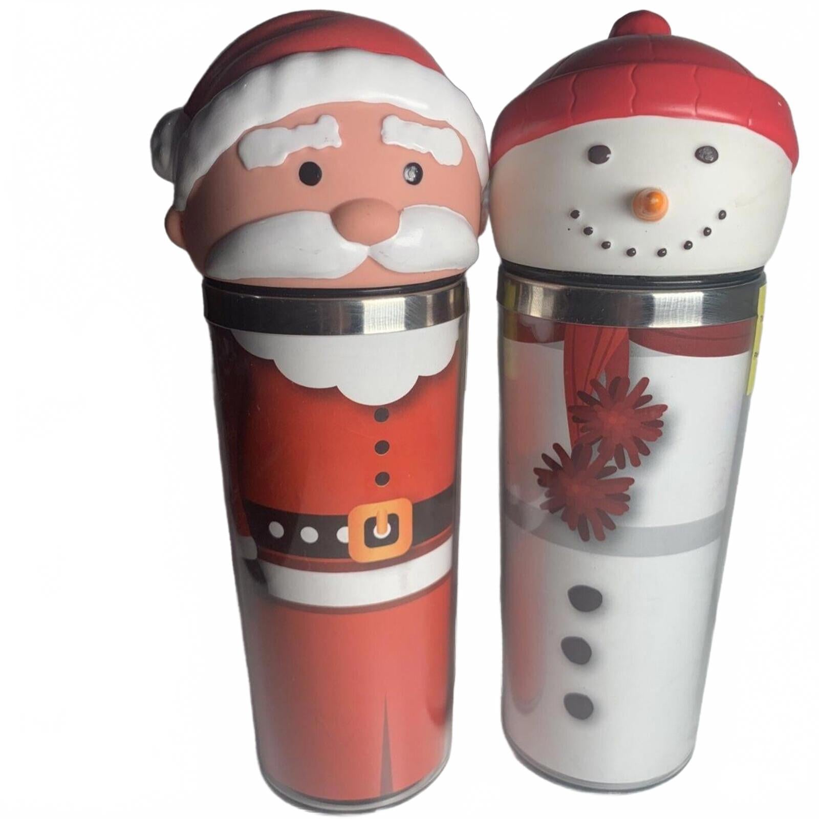 Santa And Snowman 3D Character Ceramic Mug Cup Thermos Coffee Mug. - Come Sell Nearly Anything