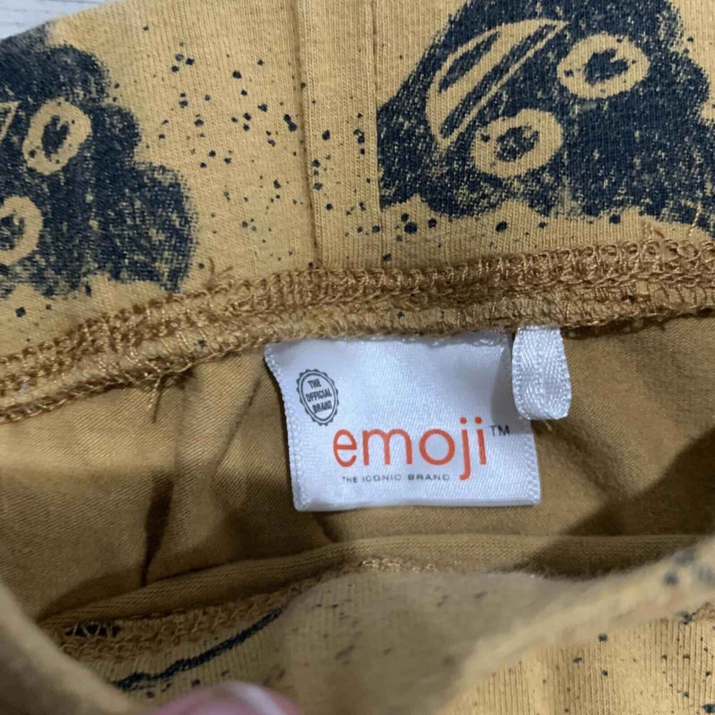Emoji Baby Pants with Smiley Face Print
