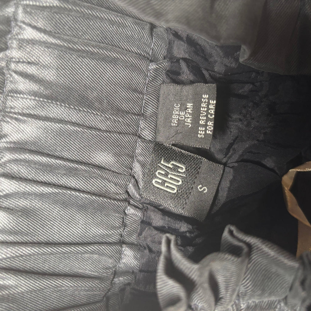 GG15 Women's Small Black Casual Pants Elastic Waist with Button Detail - Come Sell Nearly Anything