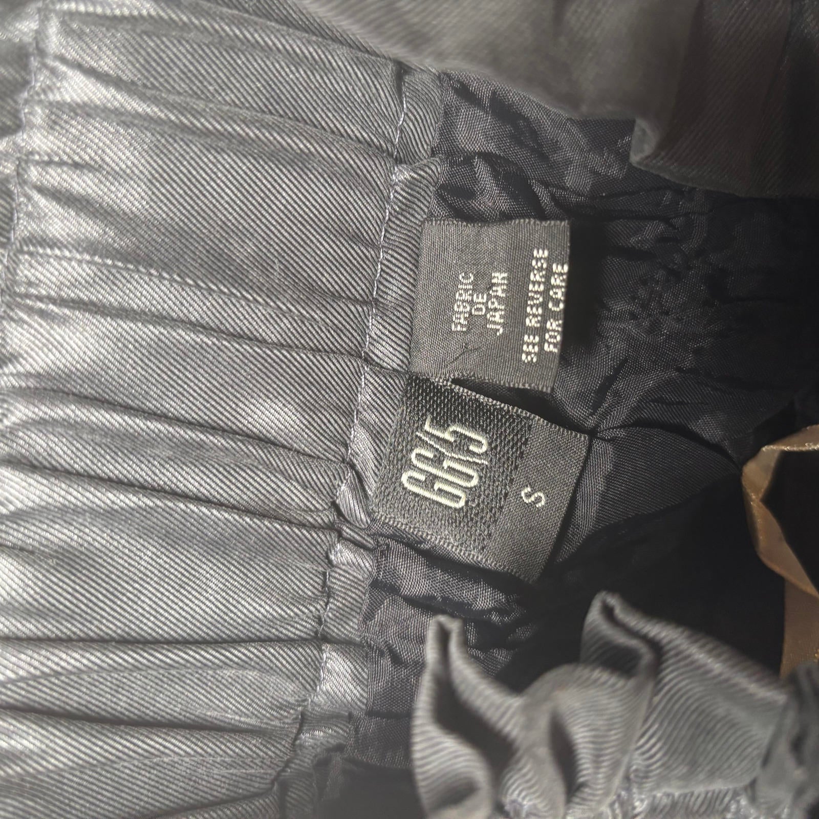 GG15 Women's Small Black Casual Pants Elastic Waist with Button Detail - Come Sell Nearly Anything