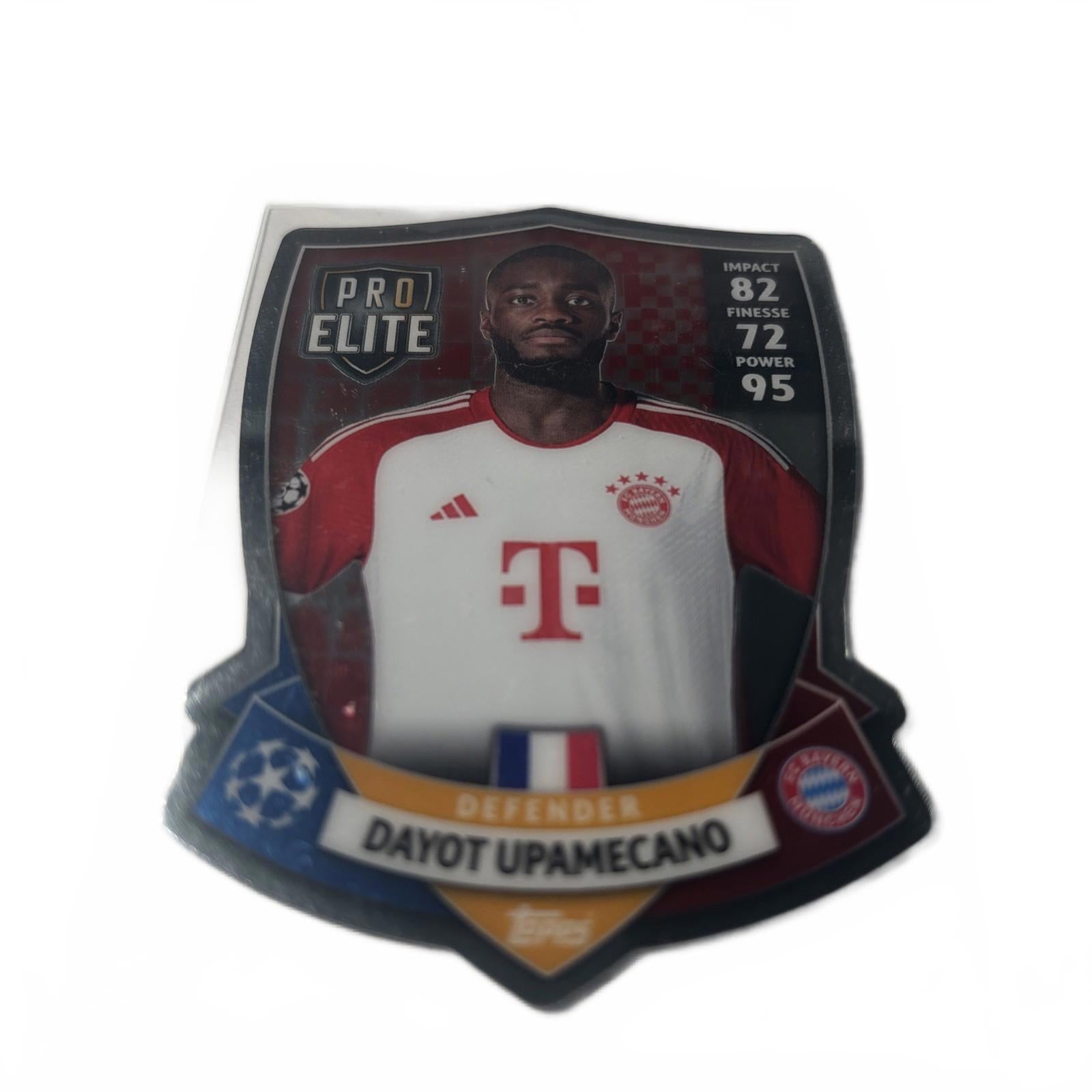 2023-24 Topps MATCH ATTAX DAYOT UPAMECANO #SH10 BAYERN  Pro Elite Shield