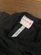 Living Doll Women's Black and Gray Mixed Material Dress Size 14 - Come Sell Nearly Anything