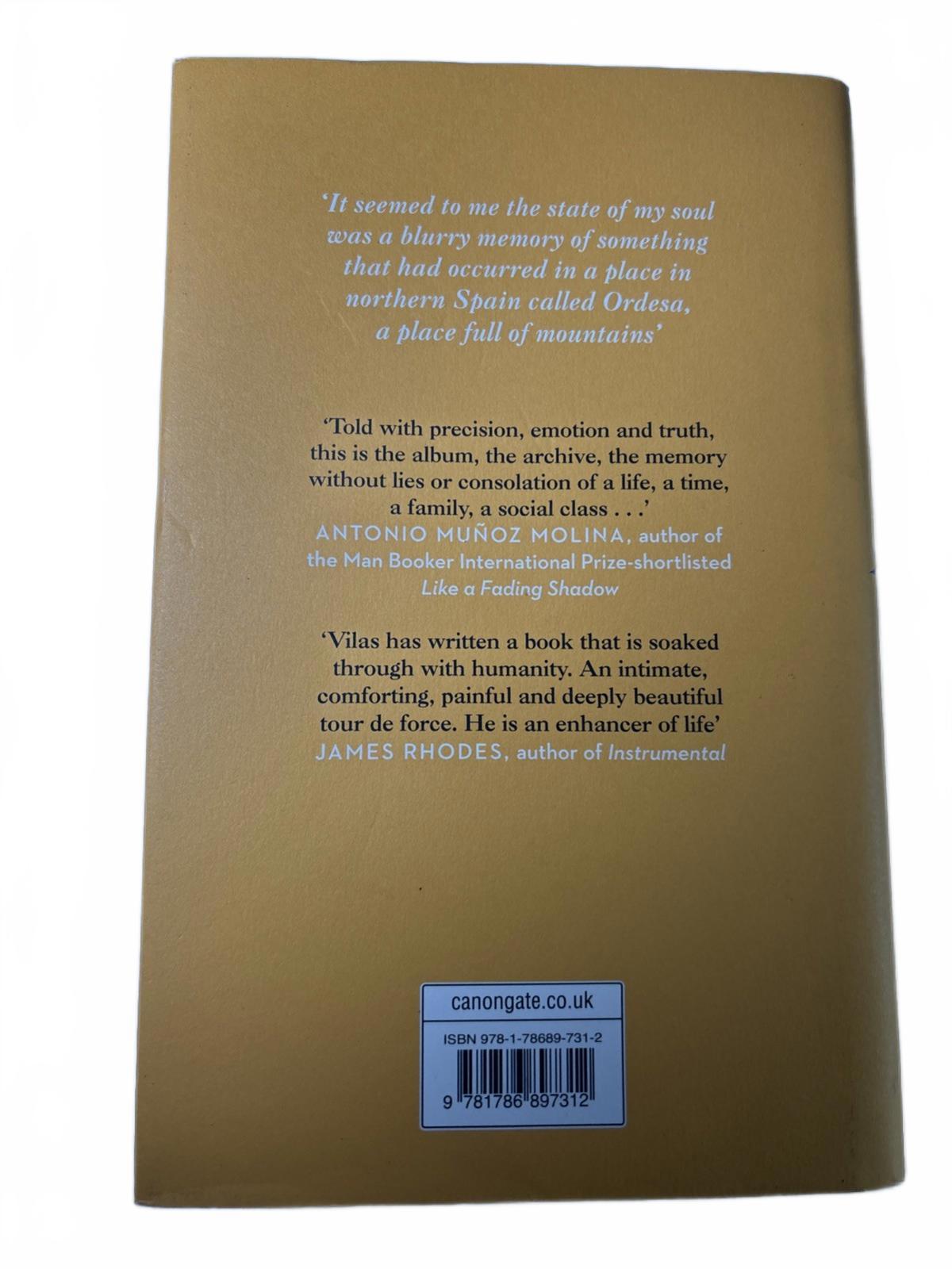 Ordesa by Manuel Vilas (English) Hardcover Book - Come Sell Nearly Anything