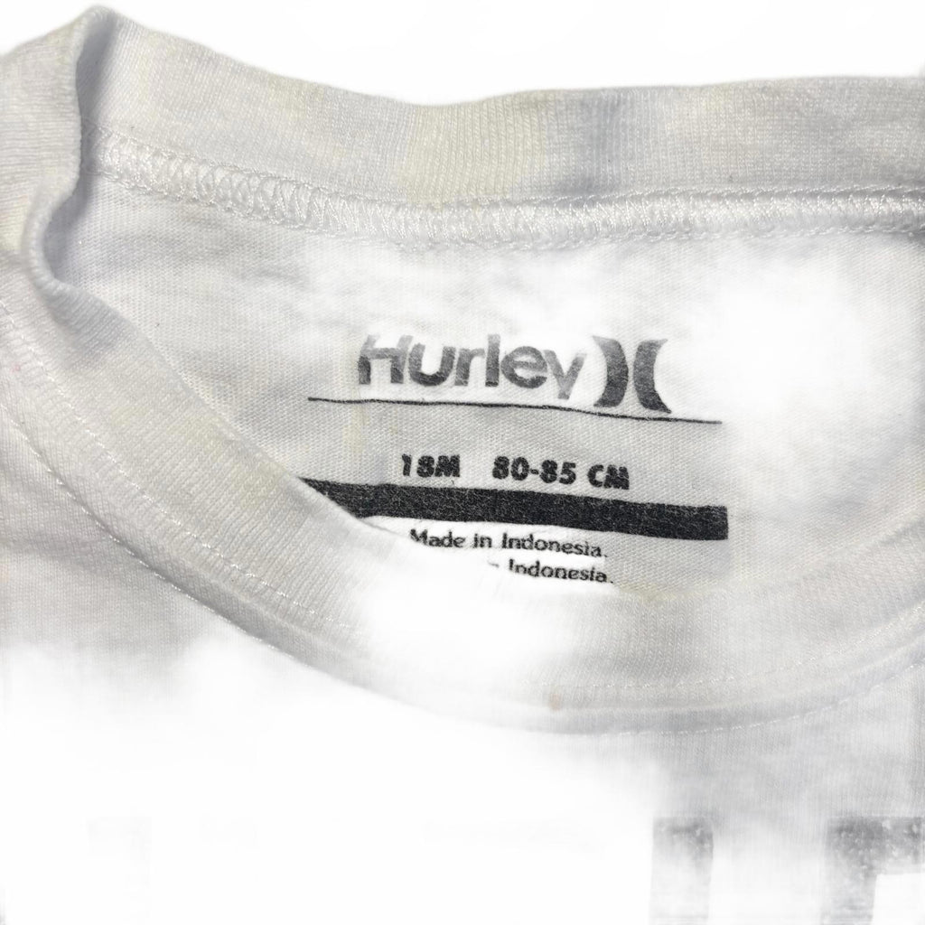 Hurley Kids' White Graphic T-Shirt Size 18M Toddler #Kidswear #Hurley