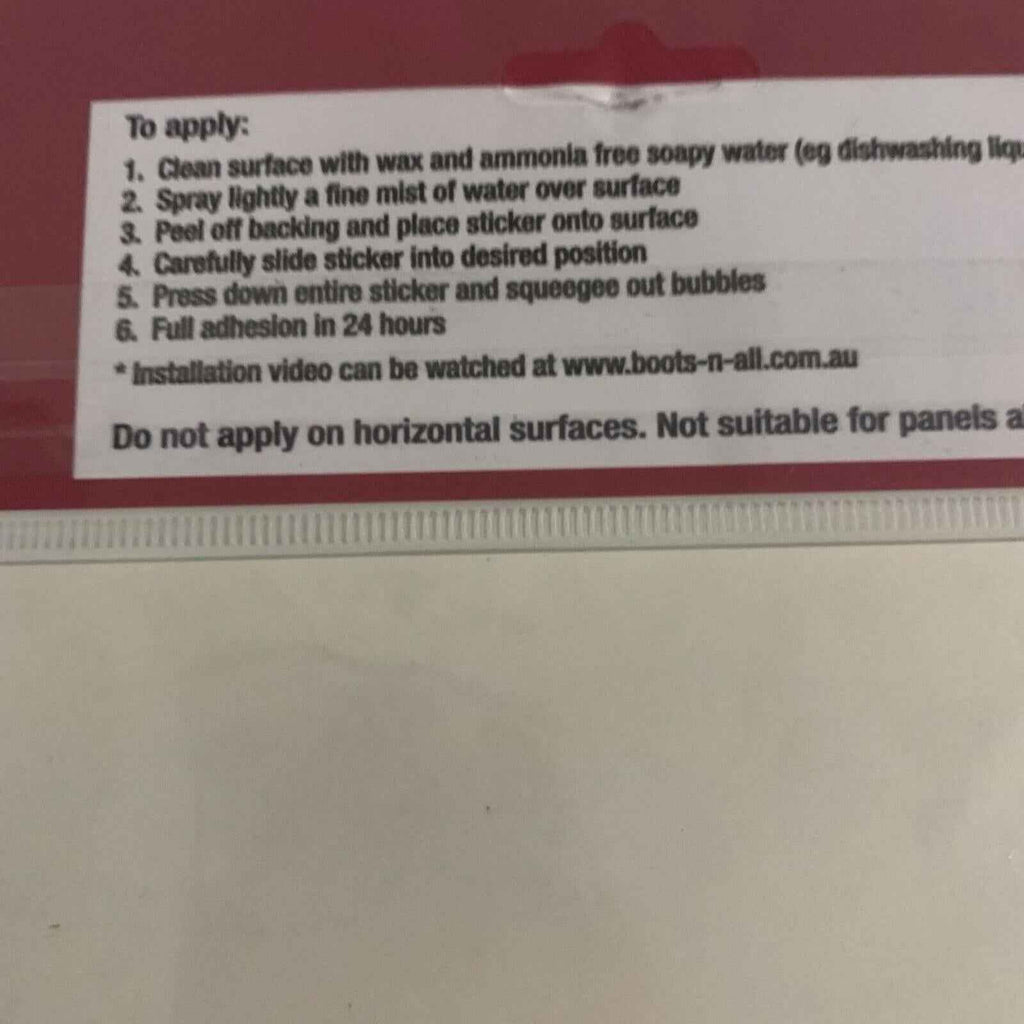 A-League Perth Glory FC See-Thru Logo Decal Sticker. x Large 25cm