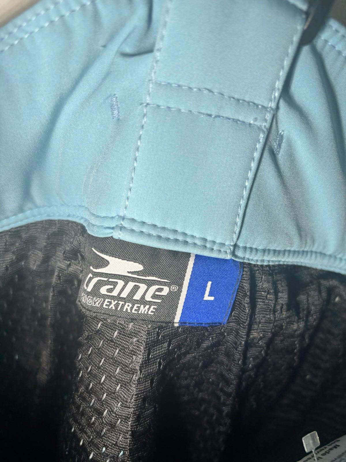 Crane Sports Womens Aqua Snow Pants Bib Size L Brand New no Tags - Come Sell Nearly Anything