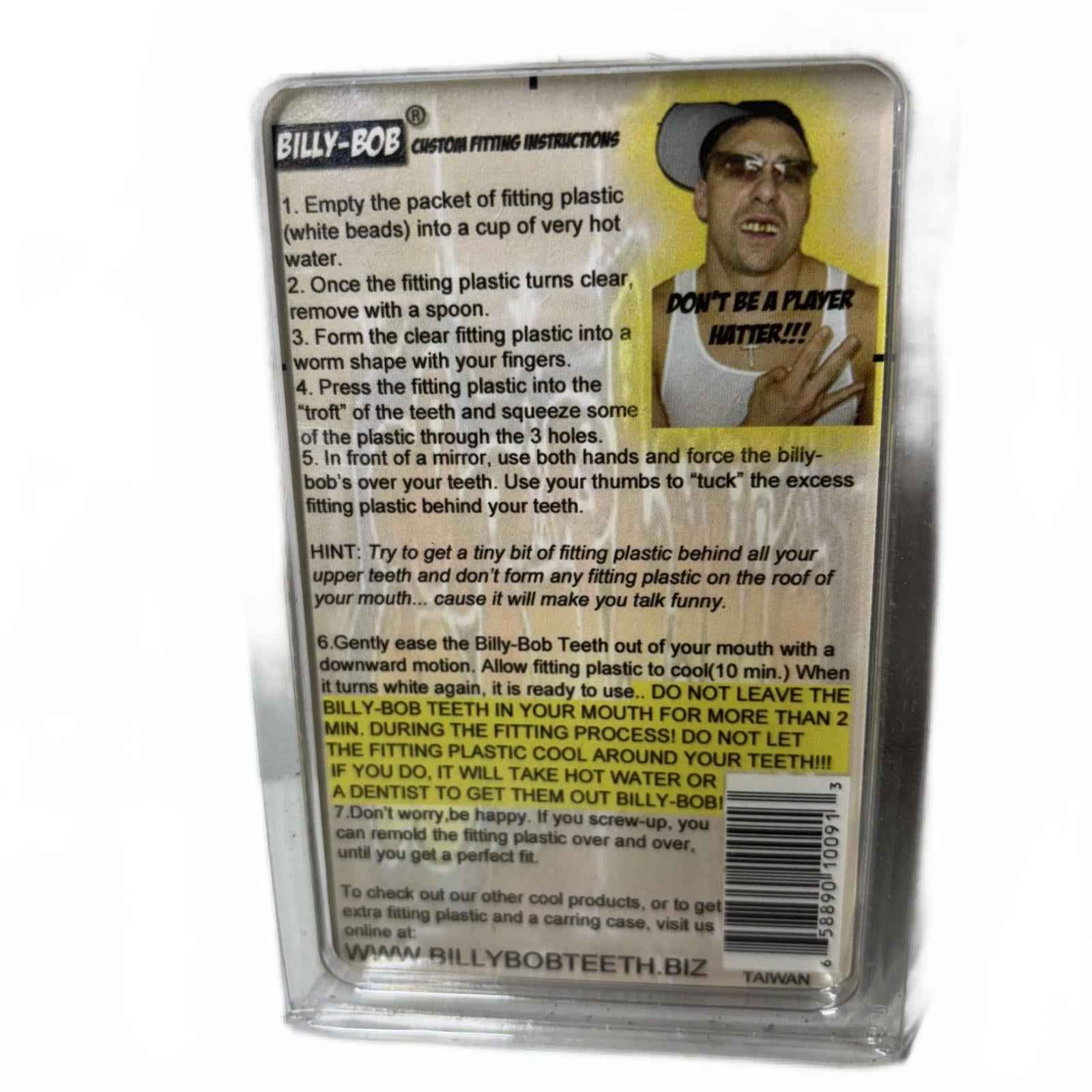 Original Billy Bob Bling Bling Gold Teeth Billy Bob Hill Billy Tv Show - New