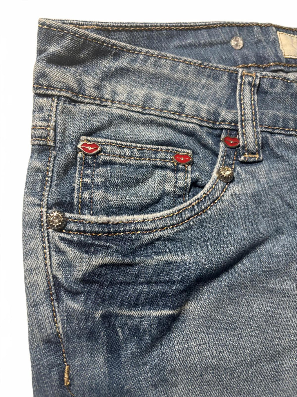 D&M Women's Straight Jeans Size 28 Y2K Denim - Come Sell Nearly Anything