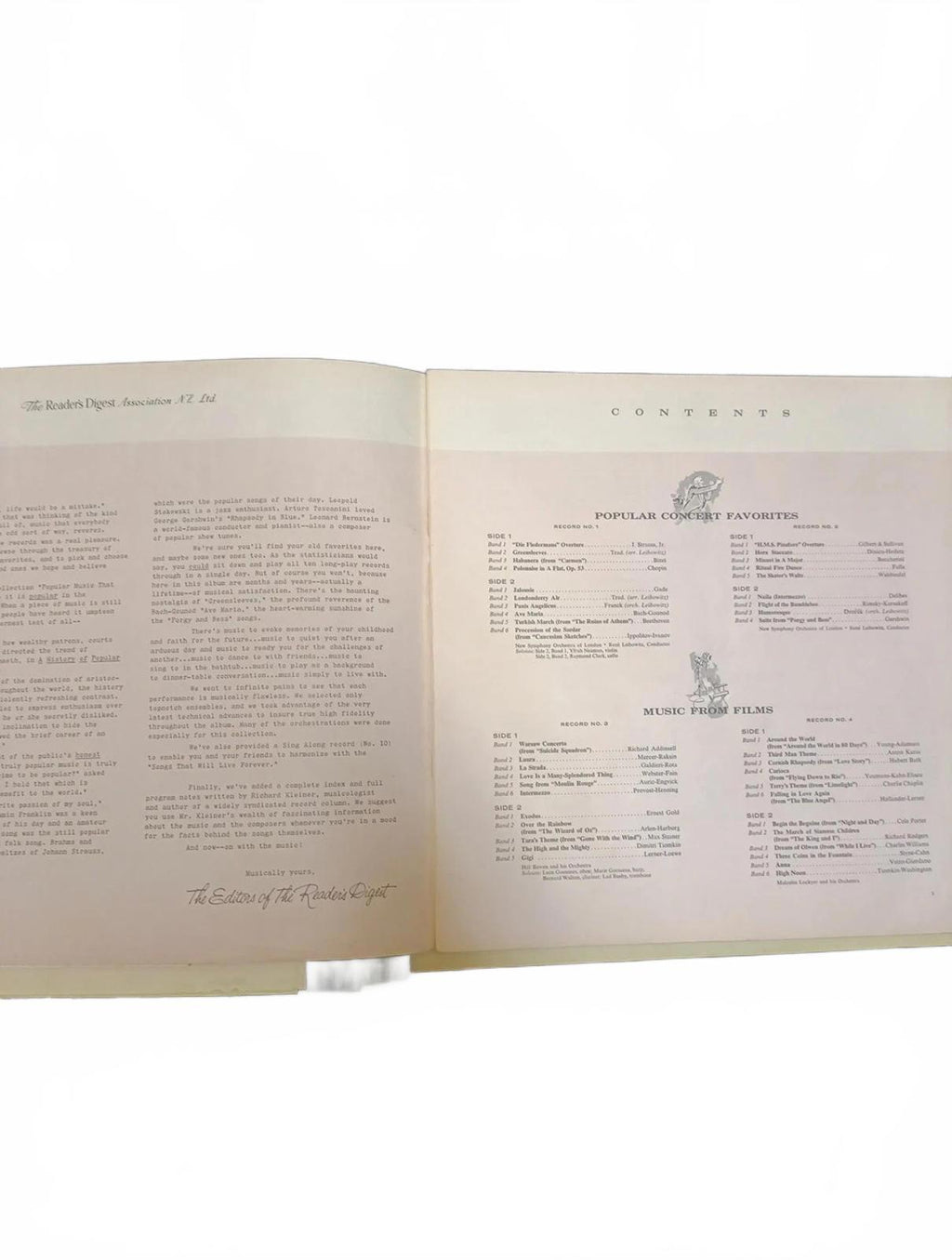 Popular Music That Will Live Forever 1961 12” 10LP Vinyl Records Readers Digest - Come Sell Nearly Anything