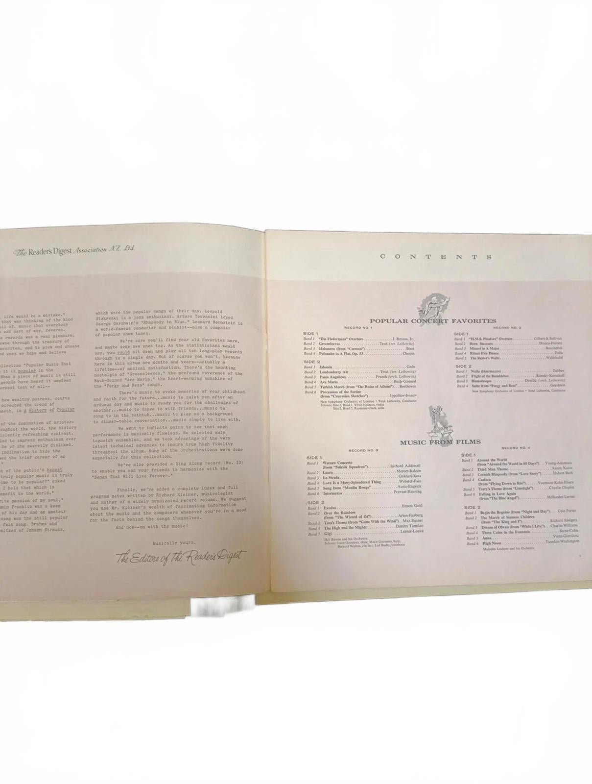 Popular Music That Will Live Forever 1961 12” 10LP Vinyl Records Readers Digest - Come Sell Nearly Anything