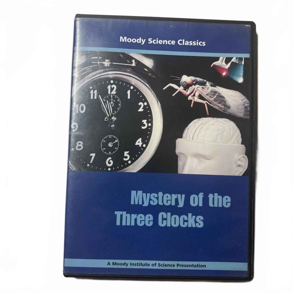 Mystery Of The Three Clocks dvd 1998 Moody Science Classics Will of Man Faith