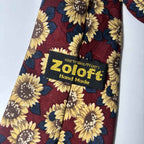 Zoloft Handmade Sunflower Pattern Men's Tie