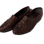 Bruno Magli men's brown leather loafers Dress Shoes Size 41 Man Made in Italy - Come Sell Nearly Anything