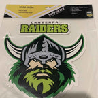 Canberra Raiders NRL MEGA 25cm Car Window Bonnet Decal Sticker Mancave Gifts.