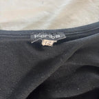 Kariha Women's Long Sleeve Top Size 12 Black Embellished - Come Sell Nearly Anything
