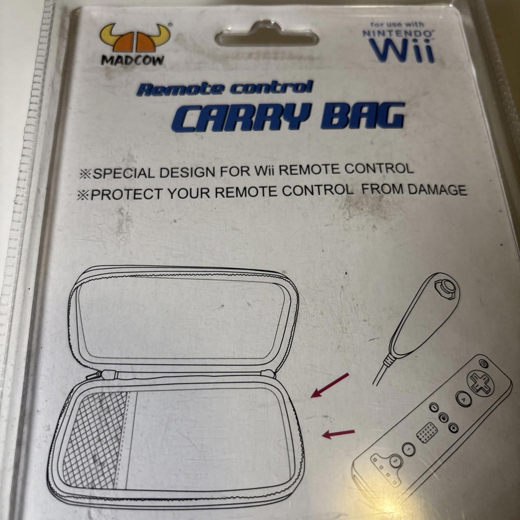 Brand New and Sealed Nintendo Wii Remote Control Carry Bag Madcow